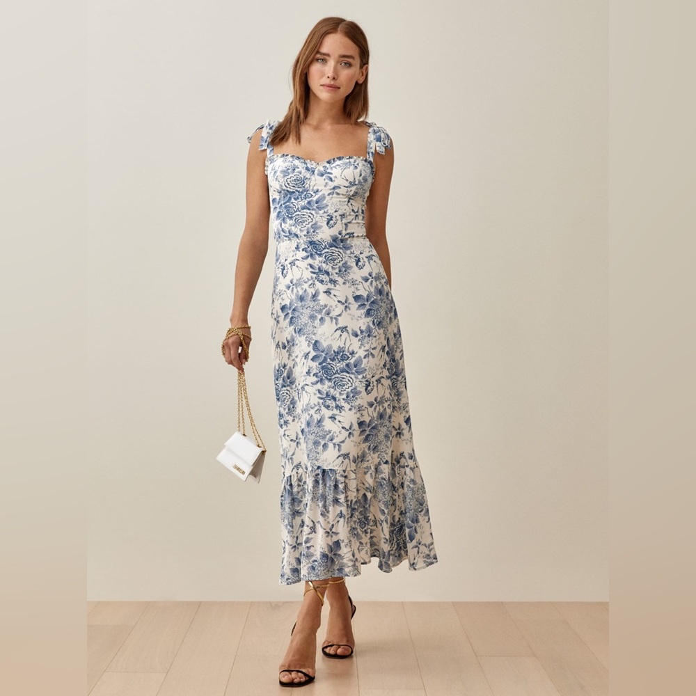 Reformation Nikita dress in Pompadour